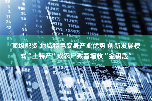 顶级配资 地域特色变身产业优势 创新发展模式“土特产”成农户致富增收“金钥匙”